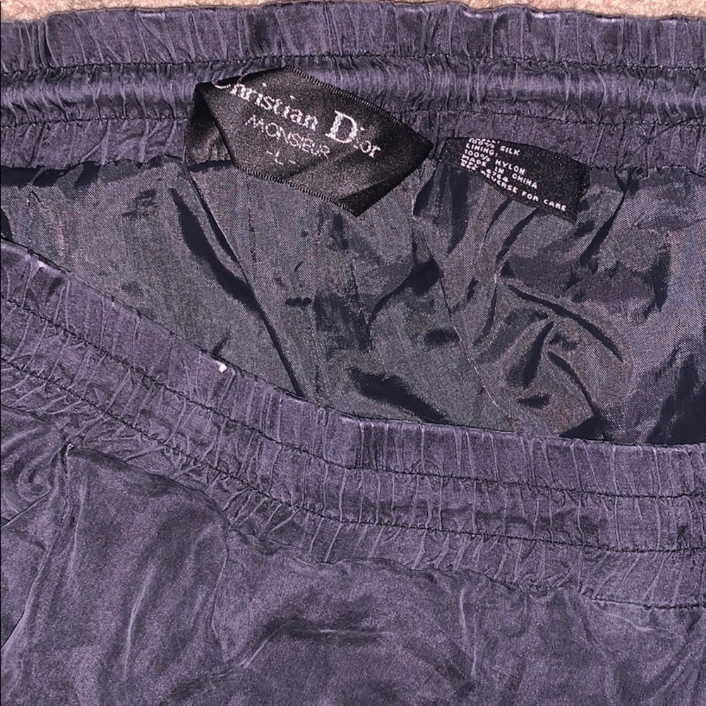 Vintage Christian Dior silk trousers